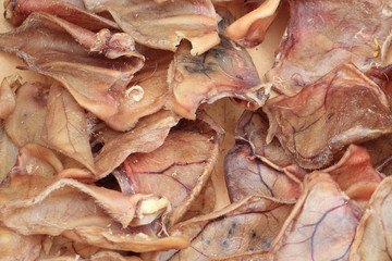 dried pigs ears