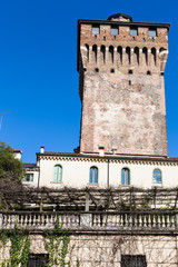 Tower of Castel Gate in Vicenza city