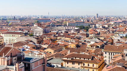 Obraz premium above view of Verona city with Arena