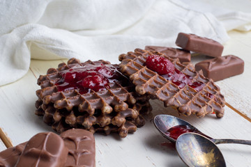 Still life - chocolate wafers