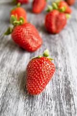 Strawberries. Fresh strawberries. Red strewberry. Strawberry Juice. Loosely put the strawberries in different positions.
