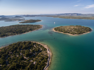 Aerial photo of Adriatic, Croatia