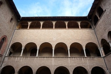 Interior court Rocca di Fontanellato