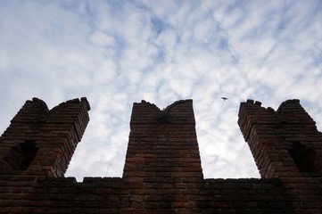 Clouds and towers