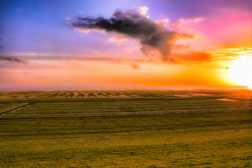 Abendstimmung am Deich