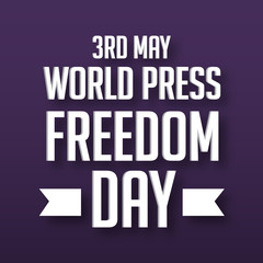 World Press Freedom Day.