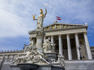 Fototapeta na wymiar Österreich, Wien, Parlament