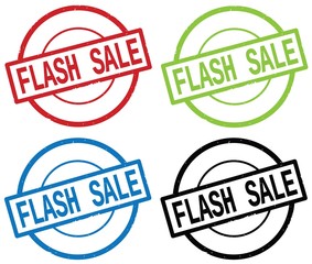 FLASH SALE text, on round simple stamp sign.