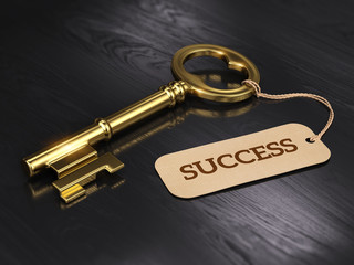 Key to Success - 3d render