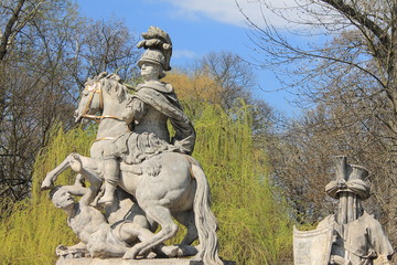 Obraz premium Monument of Jan III Sobieski in Warsaw, Poland 