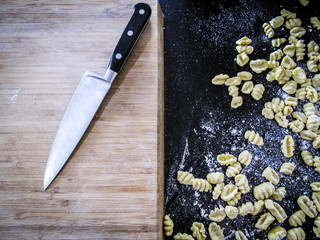 italian food fresh pasta sardinian gnocchi