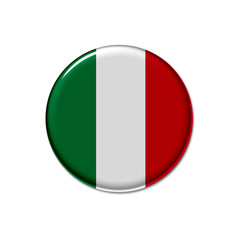 缶バッジ 国旗 アイコン イタリア