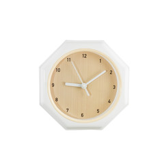 Clock isolated on white background., This has clipping path.