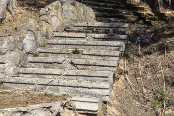 Stairway stone old