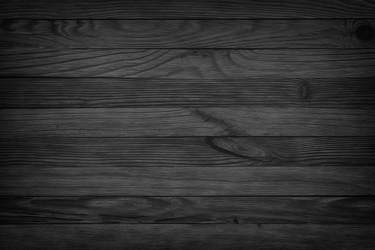 black background aged wood texture seamless background, dark wooden table