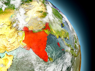 India from space