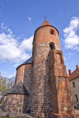 Fototapeta na wymiar Church of Saint Procopius in Strzelno in Poland