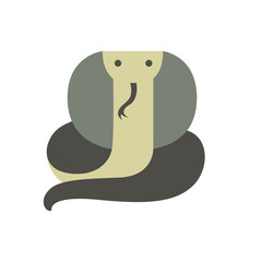 Obraz premium Vector Illustration of a Cobra