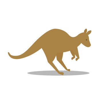 Vector Illustration of a Kangaroo