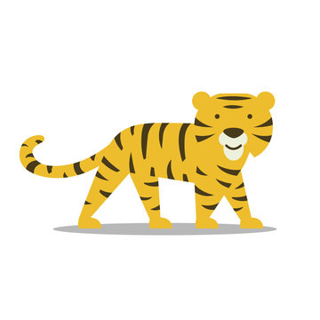 Vector Illustration of a Tiger