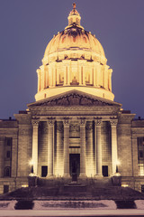 Jefferson City, Missouri - State Capitol Building