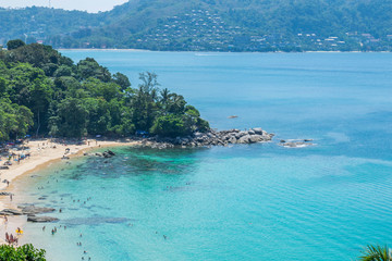 Laem Sing Beach at morning Taken from view point, Phuket, Thailand