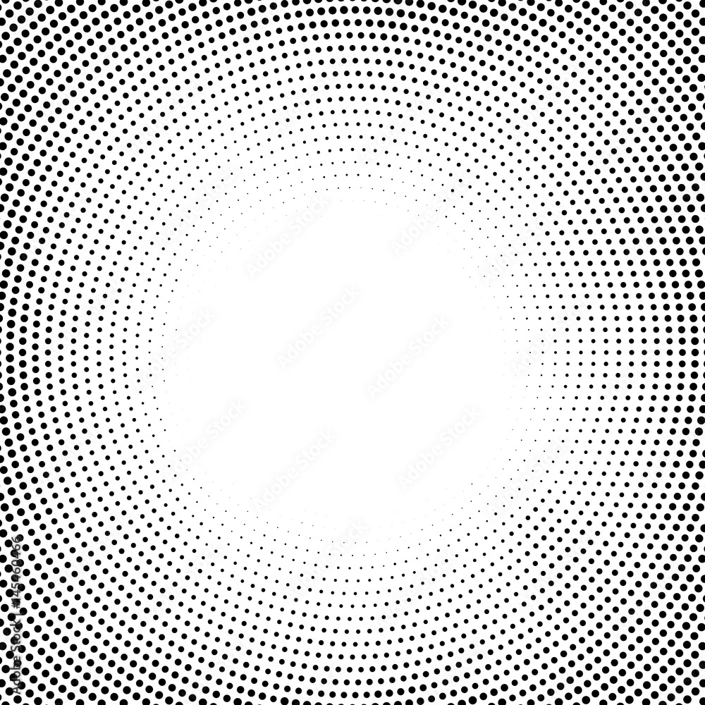 Poster circle elements circle halftone background