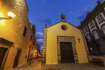Fototapeta premium Small chapel in old town of Las Palmas
