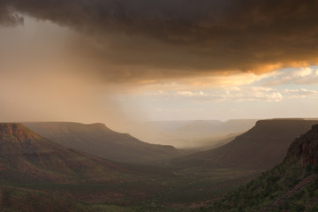 Thunderstorm over the Grootberg plateau