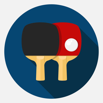 table tennis vector icon.