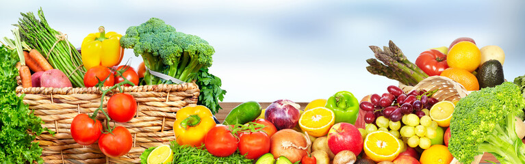 Vegetables and fruits.