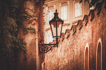 Lantern on Prague street