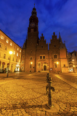 Obraz premium Old City Hall on Market Square in Wroclaw
