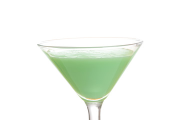 closeup isolated grasshopper cocktail