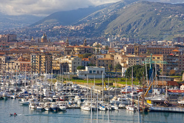 Palermo sea port, Sicily, Italy