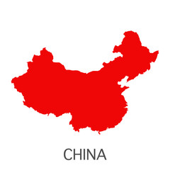 Fototapeta premium Ilustracja mapa Chin