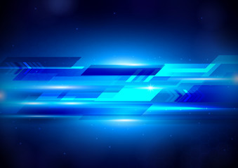 Abstract futuristic motion geometric and technology concept background