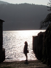 Ombre o angelo al lago