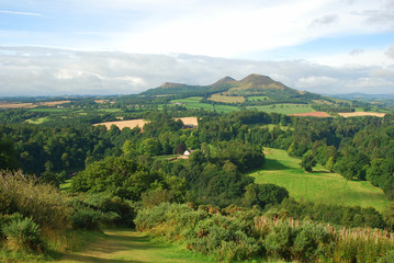 Eildon Hills from Scotts View