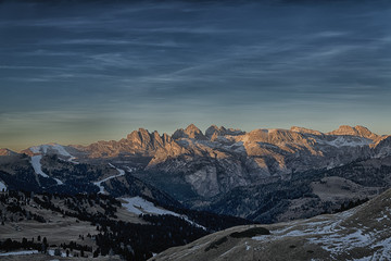 Sunset, last rays of Sun