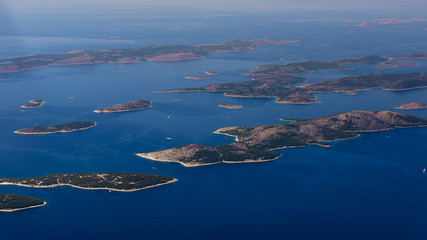 Croatia aerial view