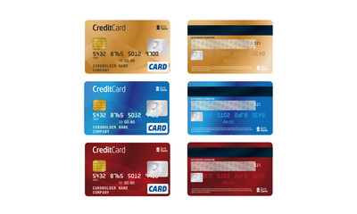 Credit Card Series - Front and Back