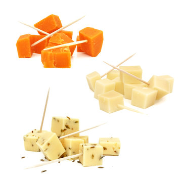 Cubes de fromage / Gouda et mimolette