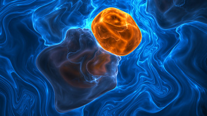 Colorful abstract fractal illustration