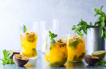 Passion fruit lemonade