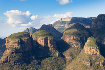 Fototapeta na wymiar The Three Rondavels view, South Africa