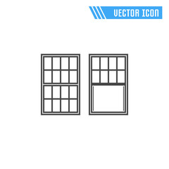 Window icon set. Vector sign symbol.