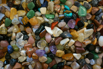 color gems mineral collection