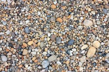 River gravels background texture