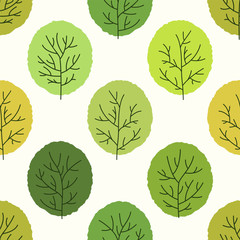 Pattern with trees